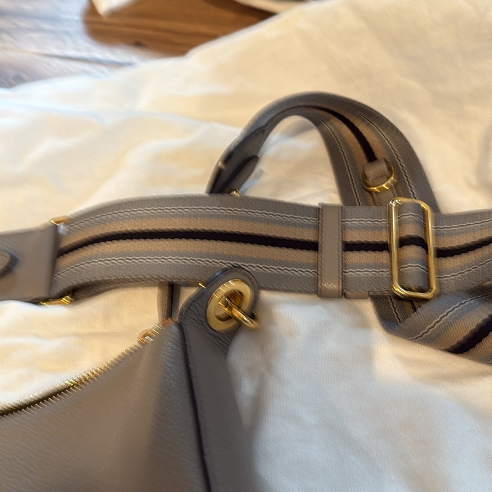 Grey Prada Vitelli Daino soft hobo bag. Do not have bag. - Picture 4 of 6